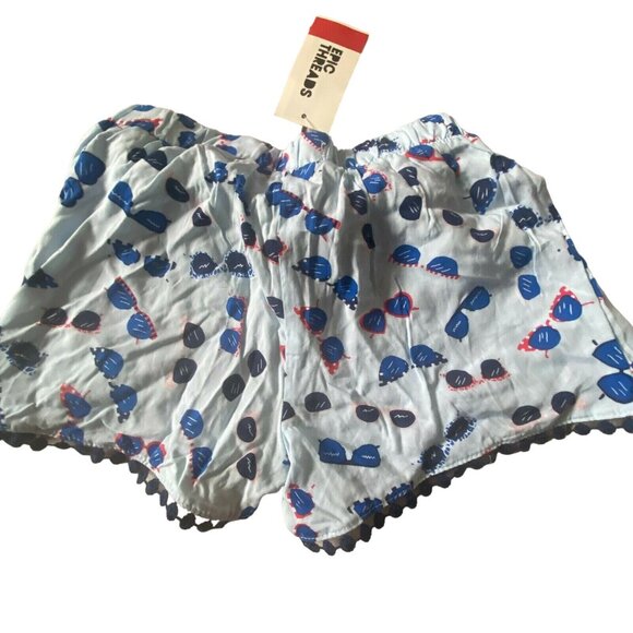 Epic Threads Childs Light Weight Shorts-Sunglasses Pattern-Light Blue-Size 6-NWT - Picture 4 of 4